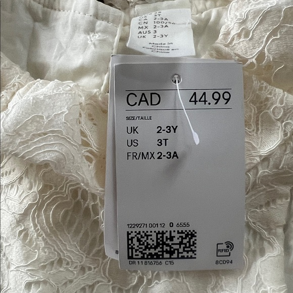 BNWT H&M Ruffle Collared Dress - Picture 4 of 9